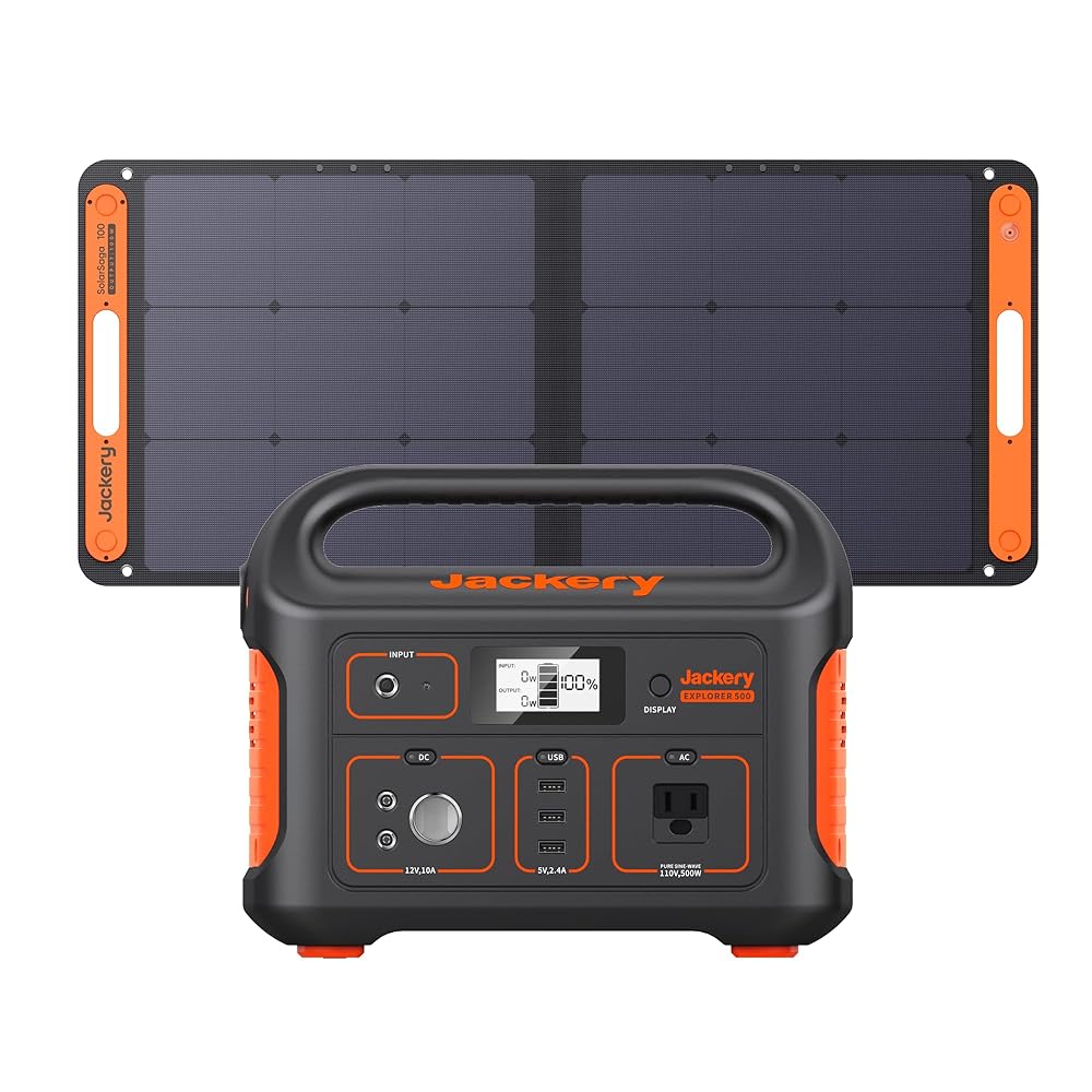 Jackery Explorer 500 Portable Solar Generator