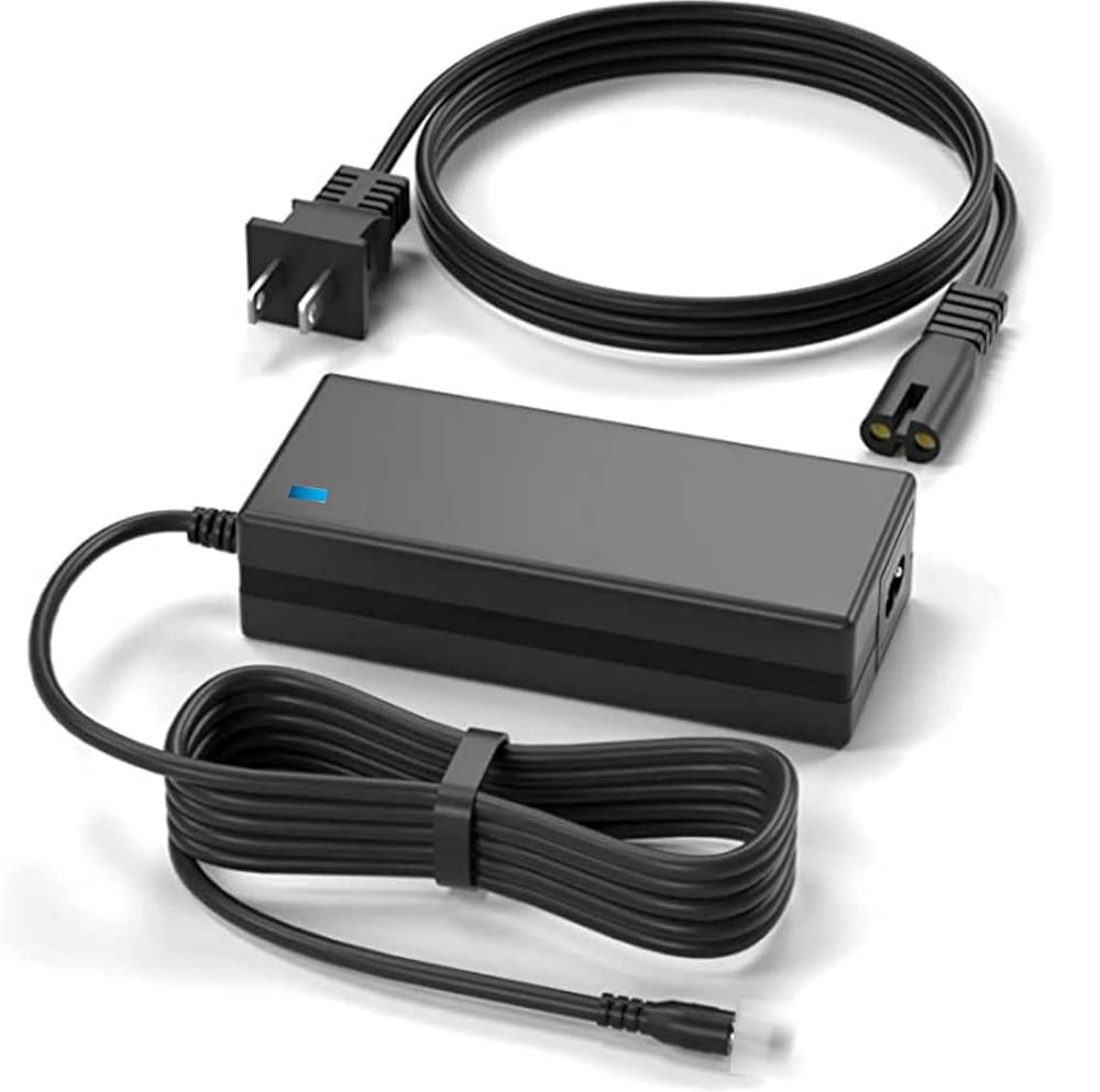 Onerbl AC/DC Adapter Compatible with ROCKPALS 250-Watt Portable Generator Rechargeable Lithium Battery Pack Solar Generator Power Supply Cord Cable Charger Mains PSU